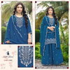 Ladies Flavour 3385 To 3387 Chinon Kurti With Bottom Dupatta Suppliers In India
